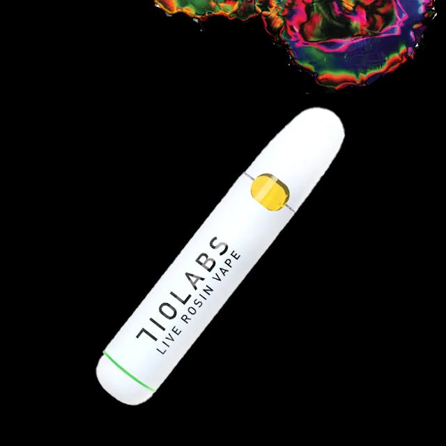 Photograph of product: 710: Live Rosin Vape - 1g: Ginger Tea #2 - 