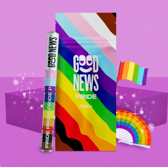 Photograph of product: Disposable Pen | Good News | Pride [Distillate]