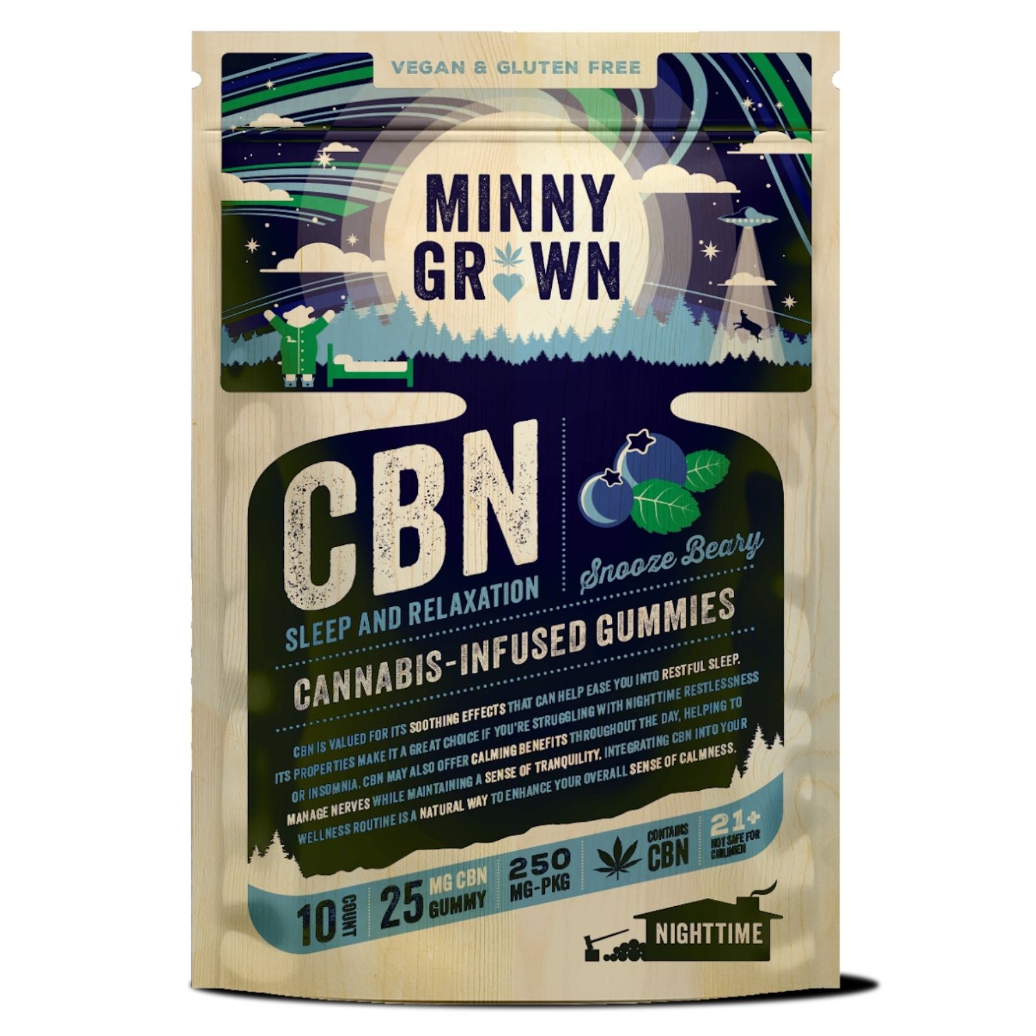 Photograph of product: CBN Gummies Snooze Beary by Minny Grown
