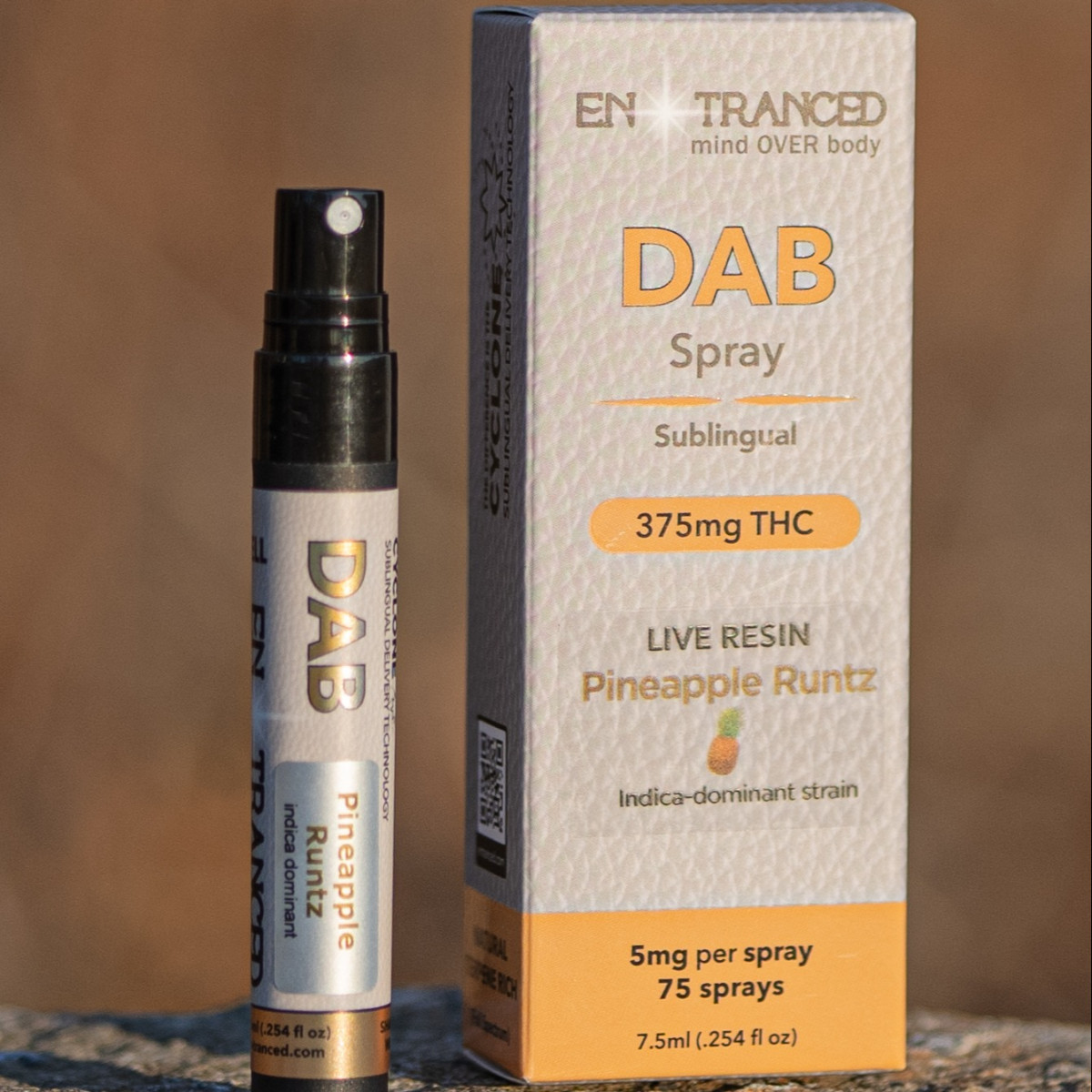 Photograph of product: Pineapple Runtz Sublingual Dab Spray - 375mg