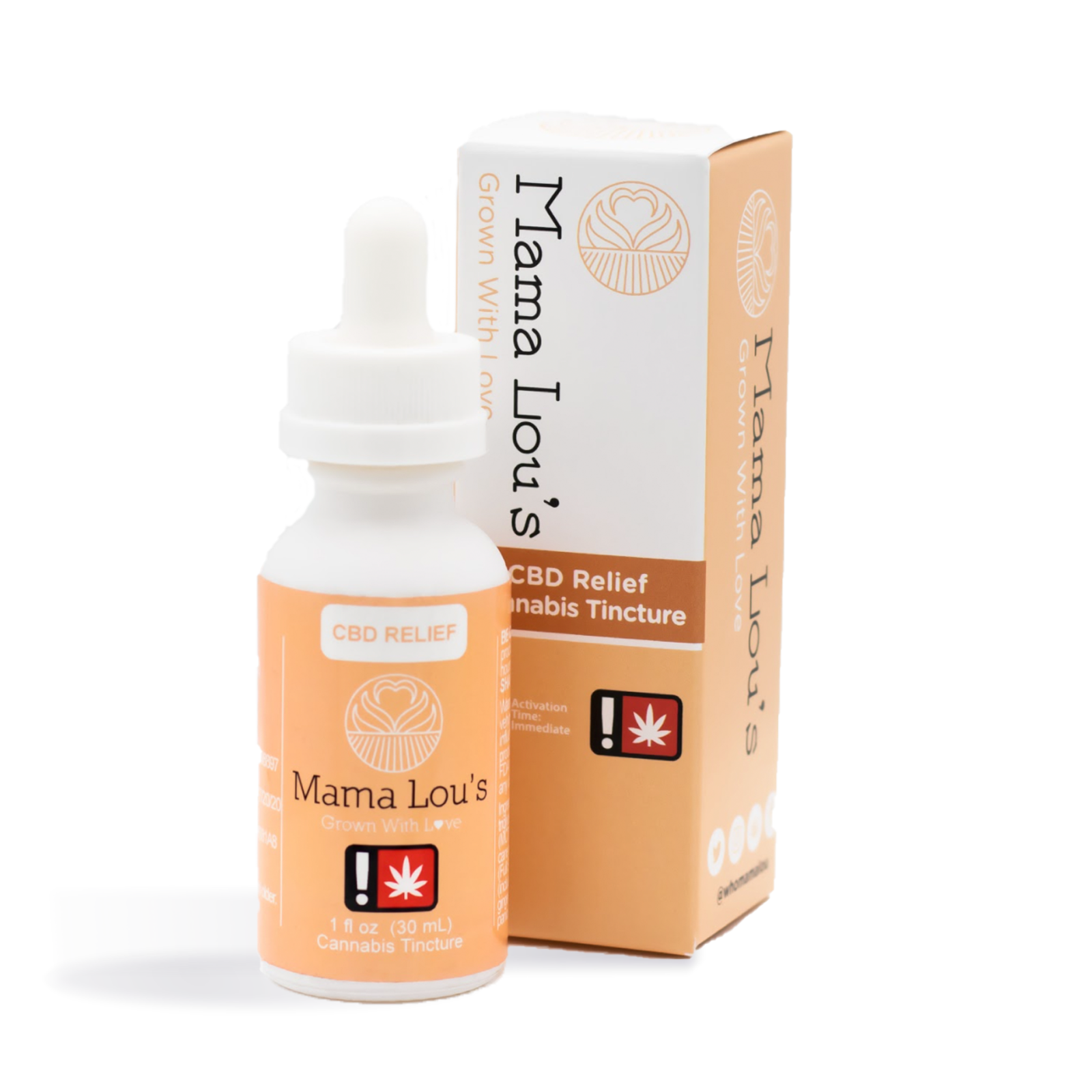 Photograph of product: Mama Lou's 1oz CBD RELIEF Tincture