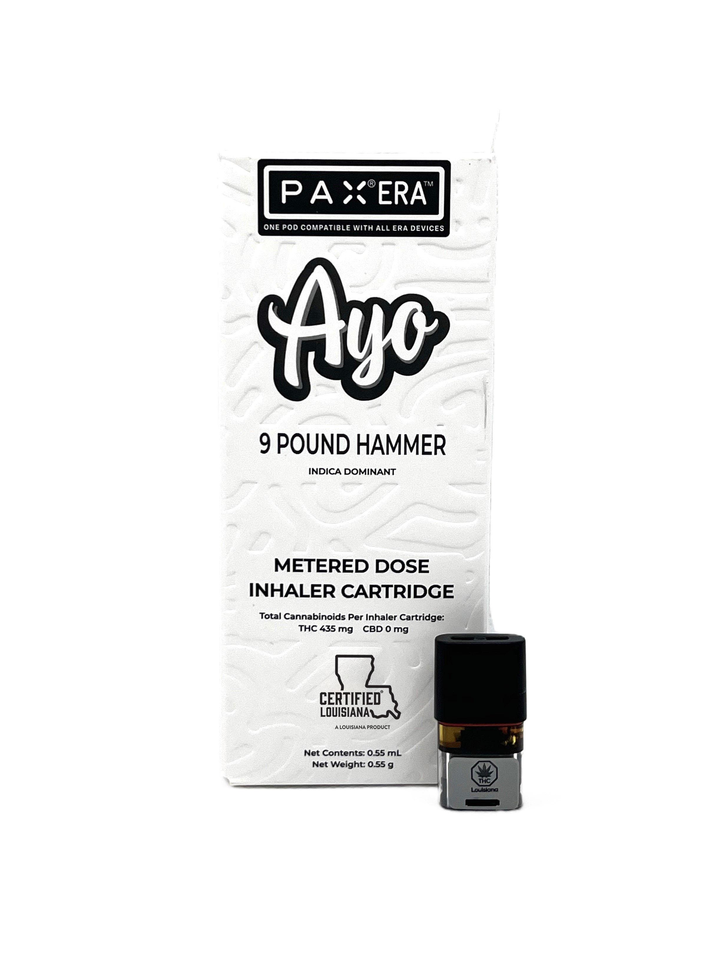 Photograph of product: VAPE | 9 POUND HAMMER | PAX POD | 0.55G