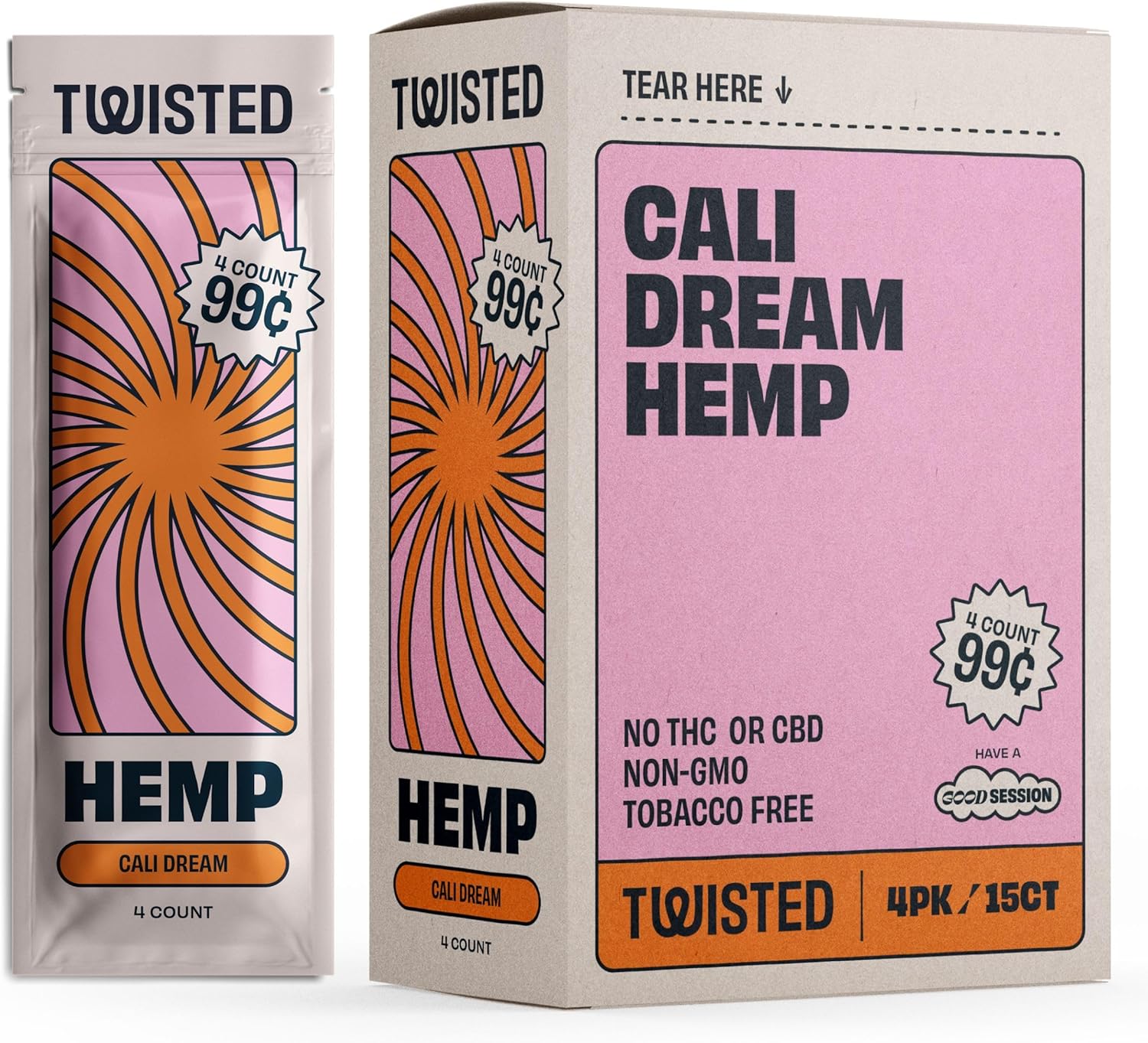 Photograph of Product: Twisted Hemp Wrap // California Dream