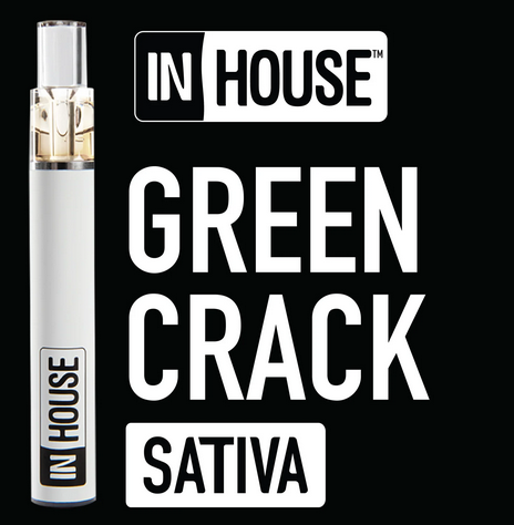 Photograph of product: Disposable Distillate Vape - Green Crack - 0.5g