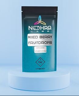 Photograph of product: Mixed Berry Fruit Drops 110mg -5pk