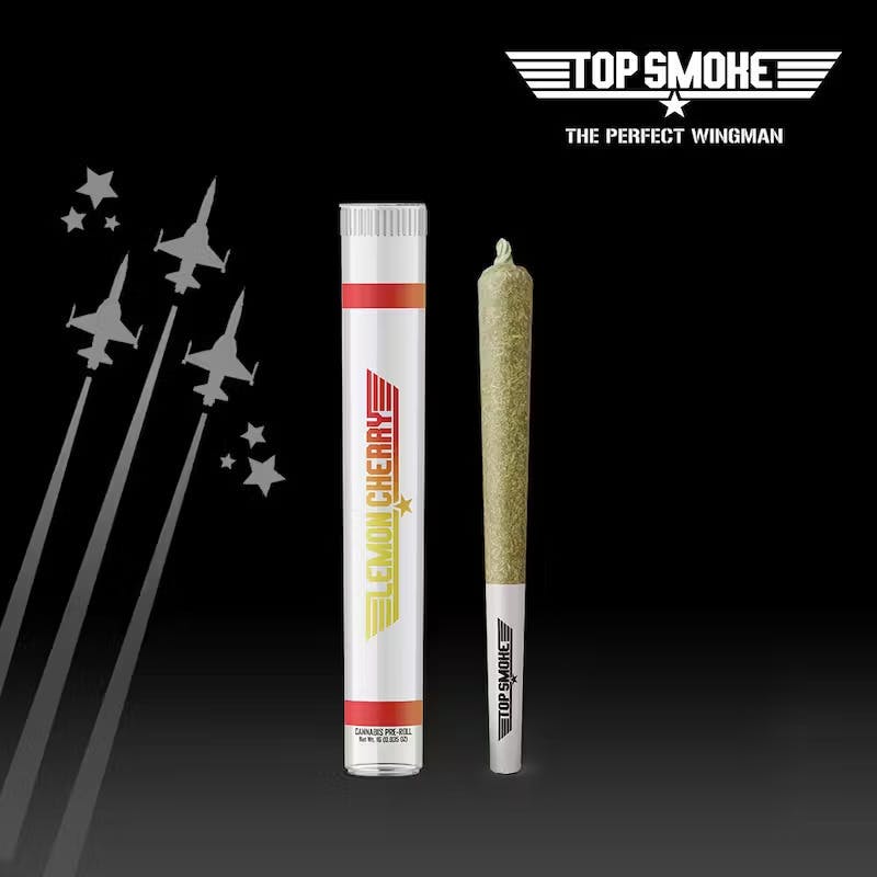 Photograph of product: Top Smoke| Lemon Cherry Gelato 1G Preroll