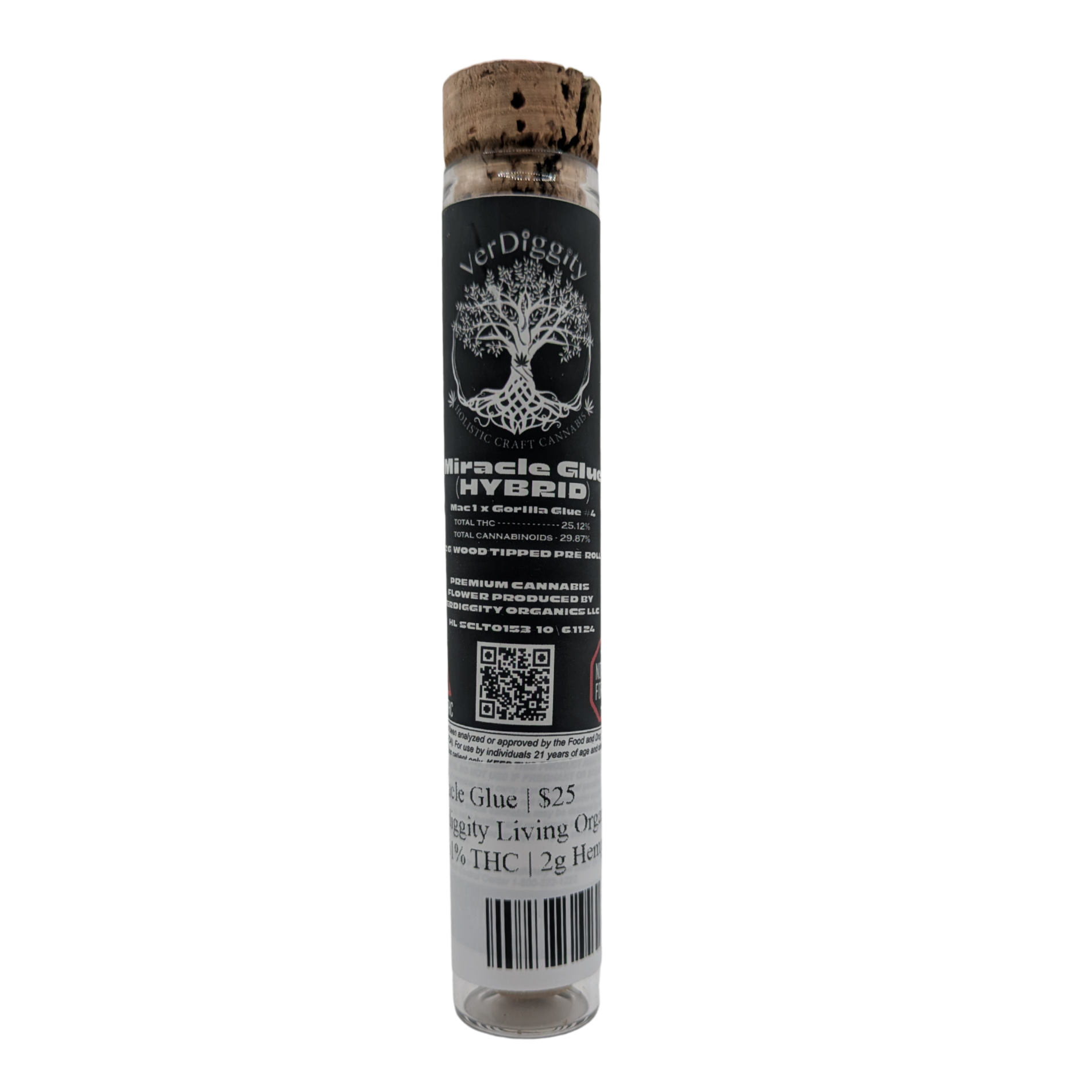 Photograph of product: Miracle Glue | 2g Hemp Wrapped Blunt |