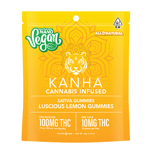 Photograph of product: NANO Vegan Luscious Lemon 100mg