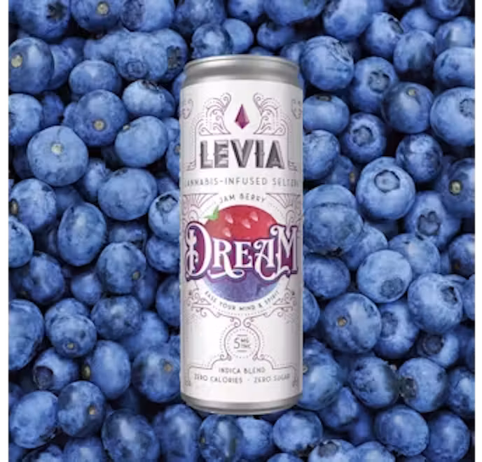 Photograph of product: LEVIA | Jam Berry Dream Seltzer [5mg]