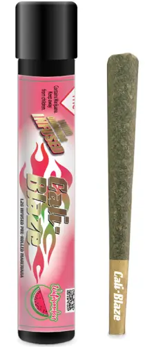 Photograph of product: Cali-Blaze Infused Pre-roll 1.2g - Strawberry Lemonade Infused (Tropical Banana) (S)