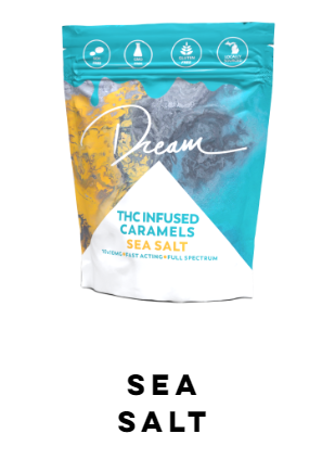 Photograph of product: Sea Salt Caramel | 10mg x 10pk | Dream Edibles