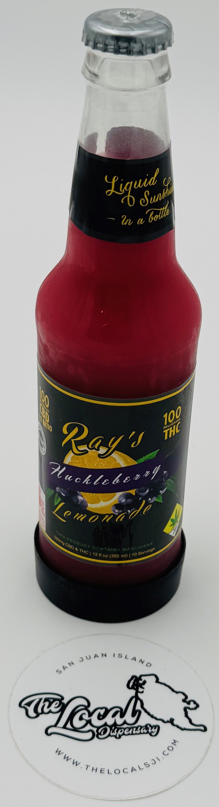 Photograph of product: Huckleberry Lemonade 1:1 12oz