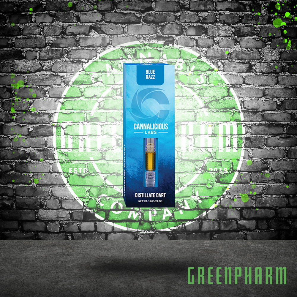 Photograph of product: Cannalicious Labs Blue Razz Distillate Dart
