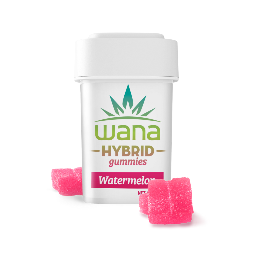 Photograph of product: Wana | Watermelon Gummies 10x20mg | 200mg