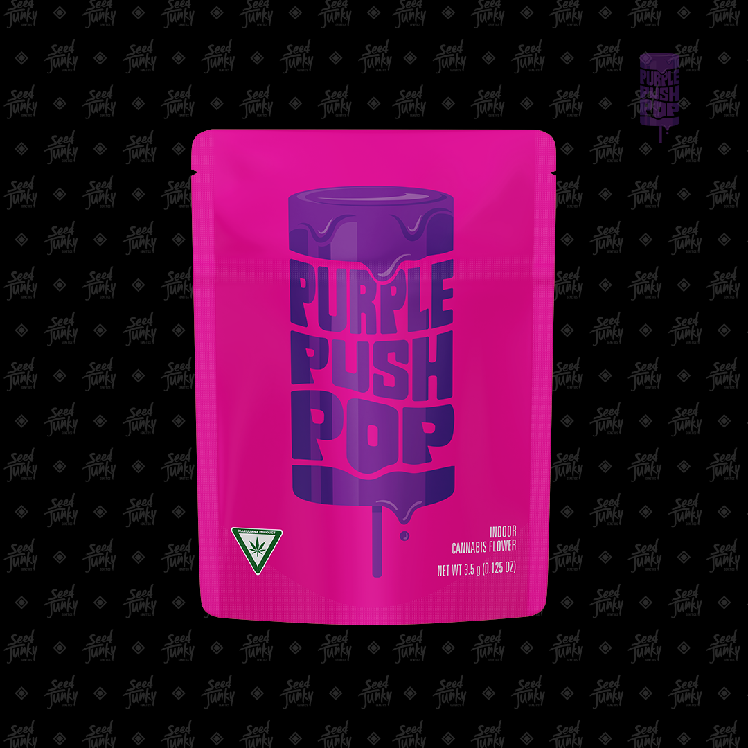 Photograph of product: Purple Push Pop | 3.5G Bag