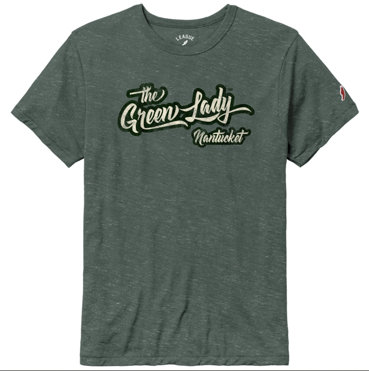 Photograph of product: Green Lady Nantucket T-Shirt - Hunter Green (XL)