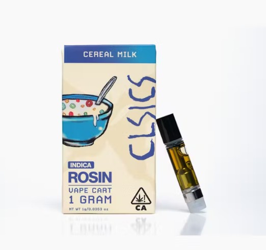 Photograph of product: CLSICS | CEREAL MILK (I) | 1G LIVE ROSIN CART