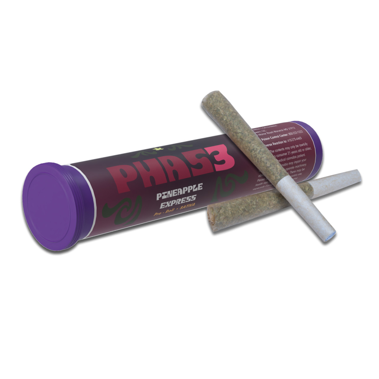 Photograph of product: Pineapple Express Pre Roll x 2pk