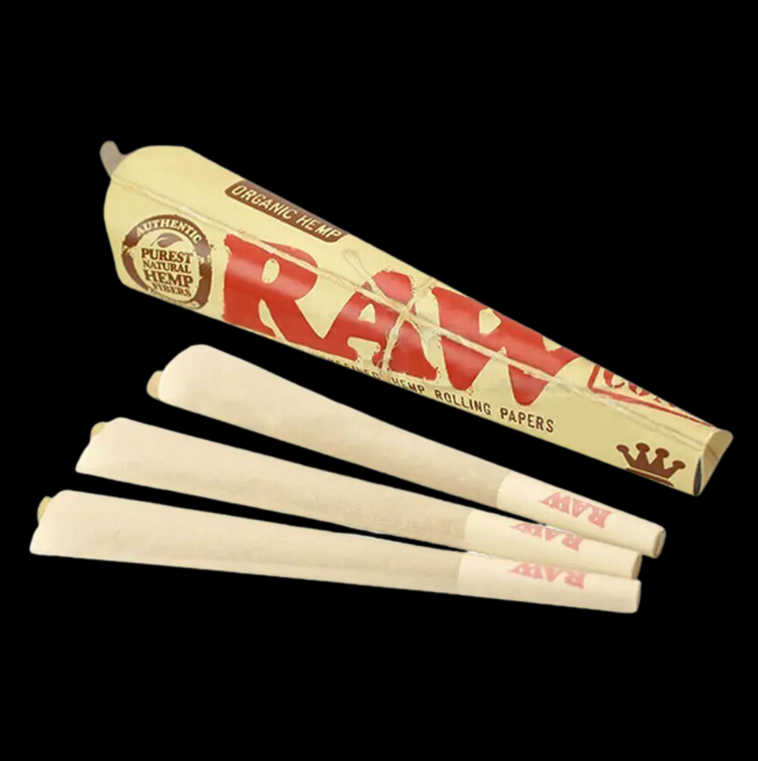 Photograph of product: Raw King Size 3pk Cones