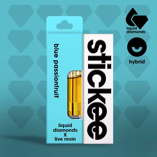 Photograph of product: Blue Passionfruit 510 Cartridge