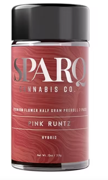 Photograph of product: Pink Runtz | PRJ Multi-Pack | 0.5g | 7pk | Sparq