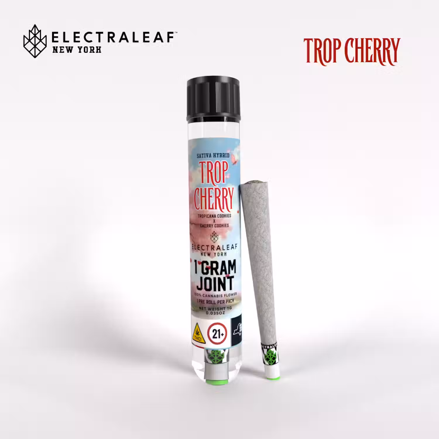 Photograph of product: Electraleaf | Trop Cherry | 1G pre-roll