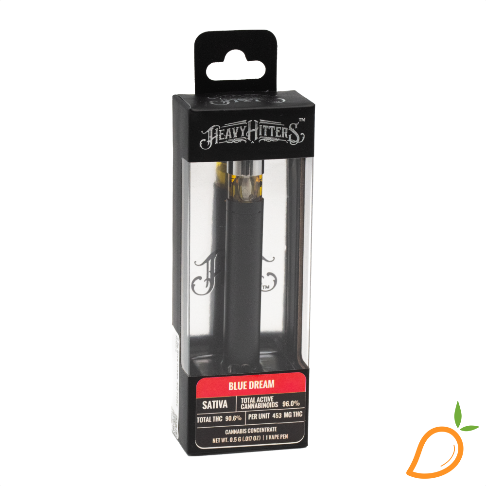 Photograph of product: 0.5g Blue Dream AIO Heavy Hitters