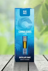 Photograph of product: Cannalicious - Blue Razz - Distillate Dart