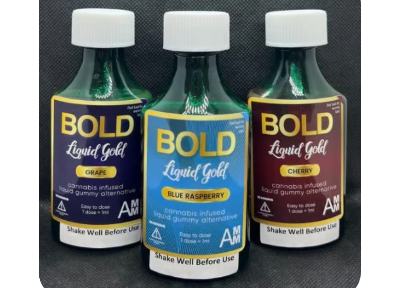 Photograph of product: Bold Liquid Gold Grape 140ML