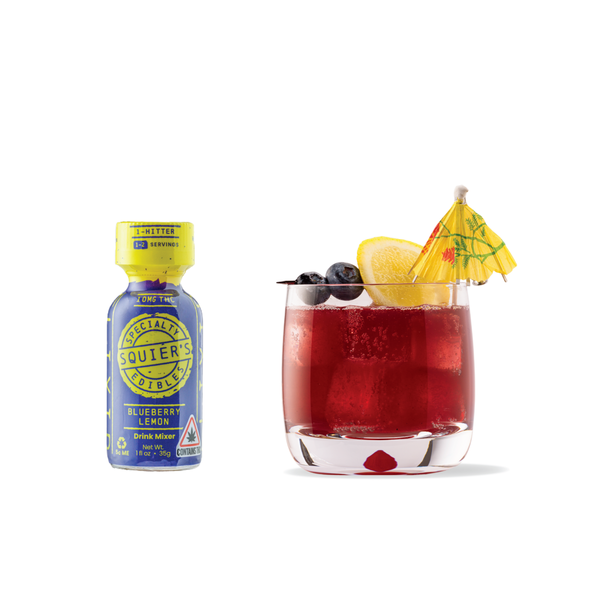 Photograph of product: Squier' au chocolat Rosin Mixer Blueberry Lemonade 10 MG