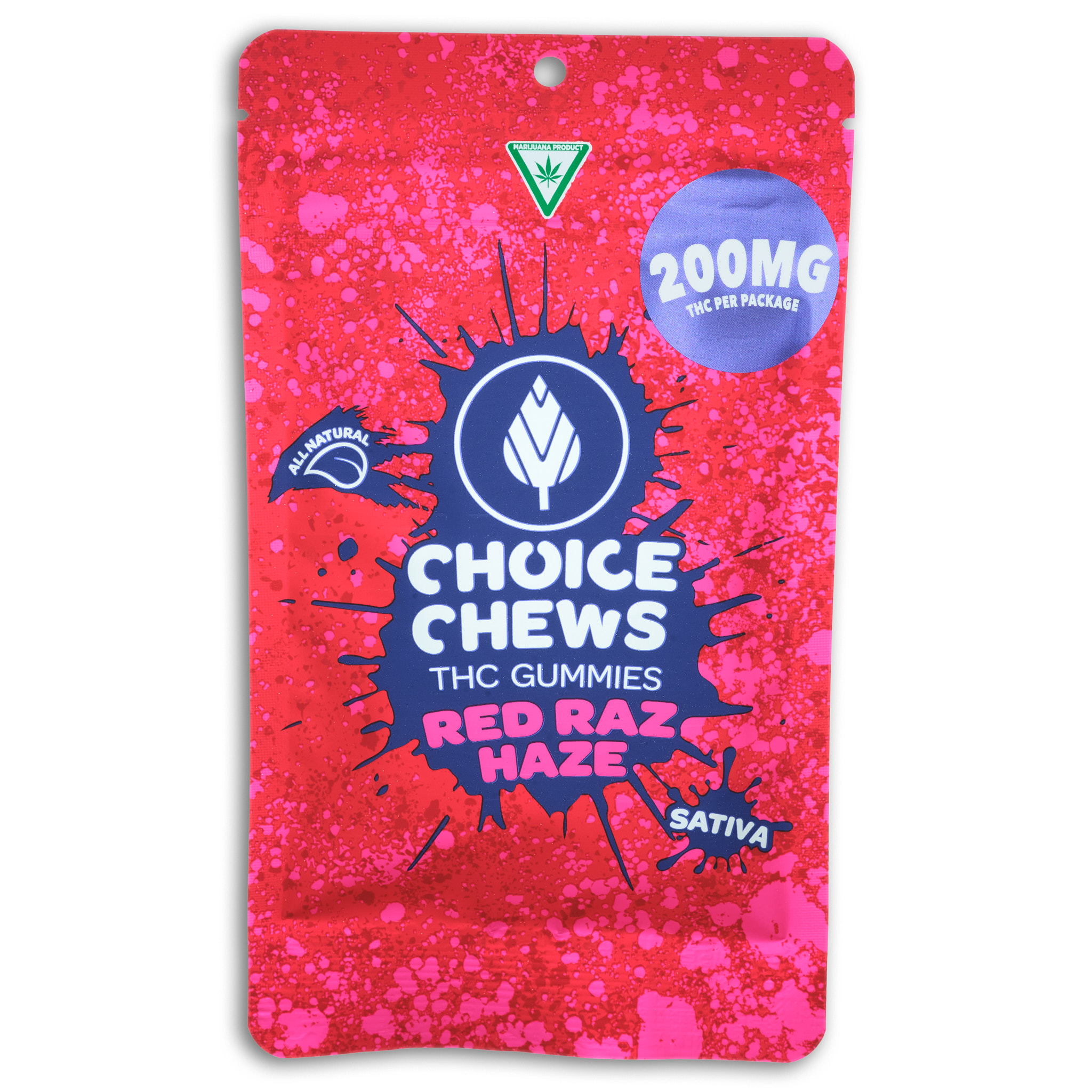 Photograph of product: Red Raz Haze | 200MG Gummies