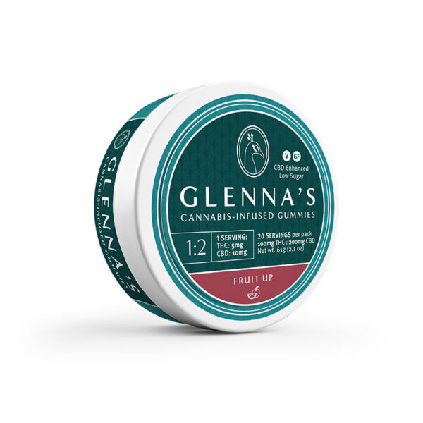 Photograph of product: Glenna's FRUIT UP 20 pack Gummies