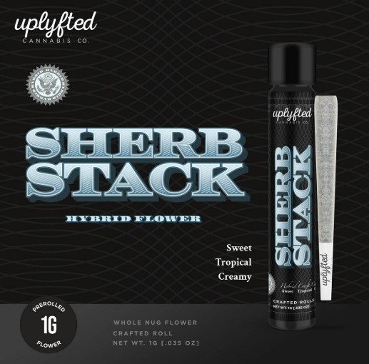 Photograph of product: Uplyfted Sherbstack Pre-Roll 1.0g