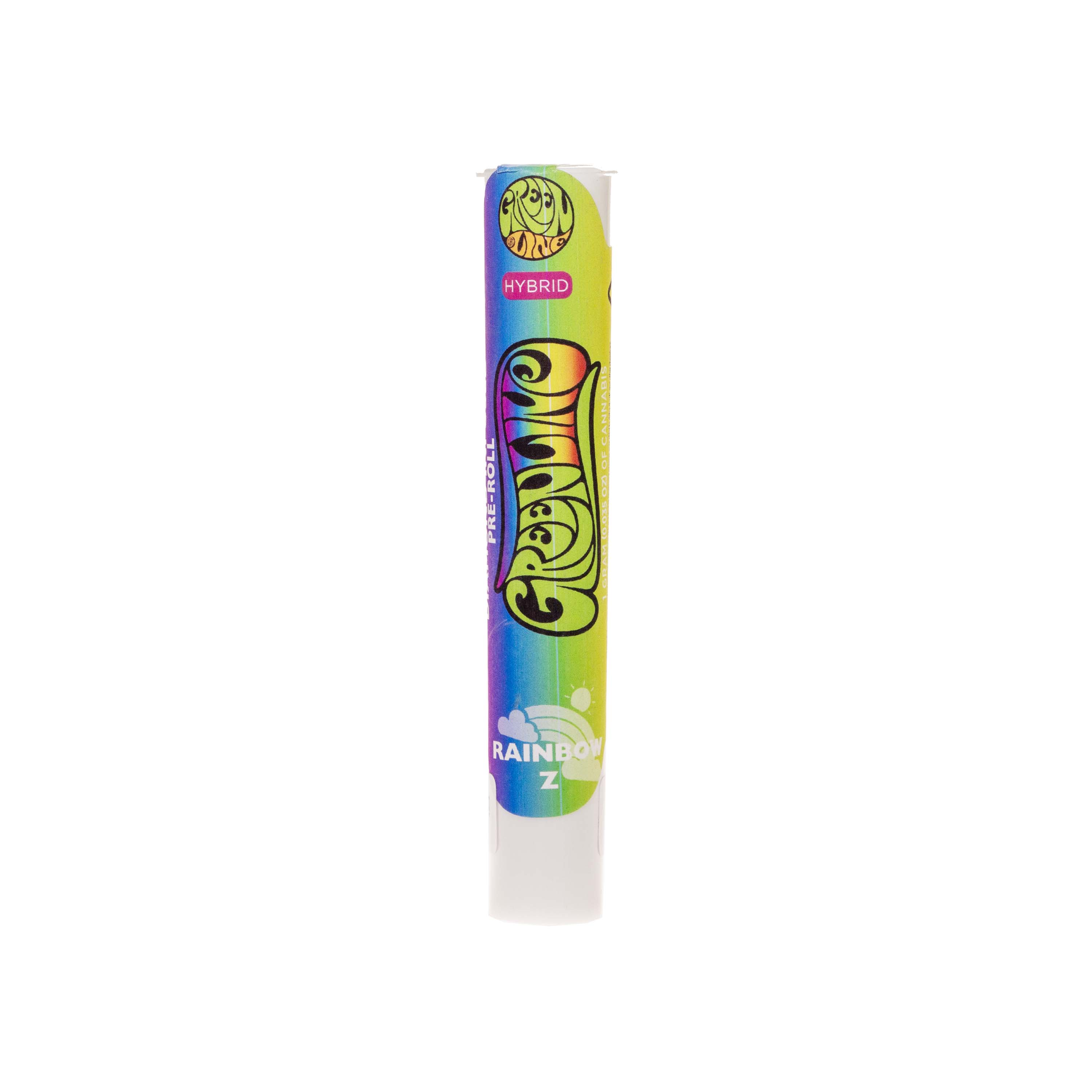 Photograph of product: Greenline | Rainbow Z Infused Pre-roll (1g)