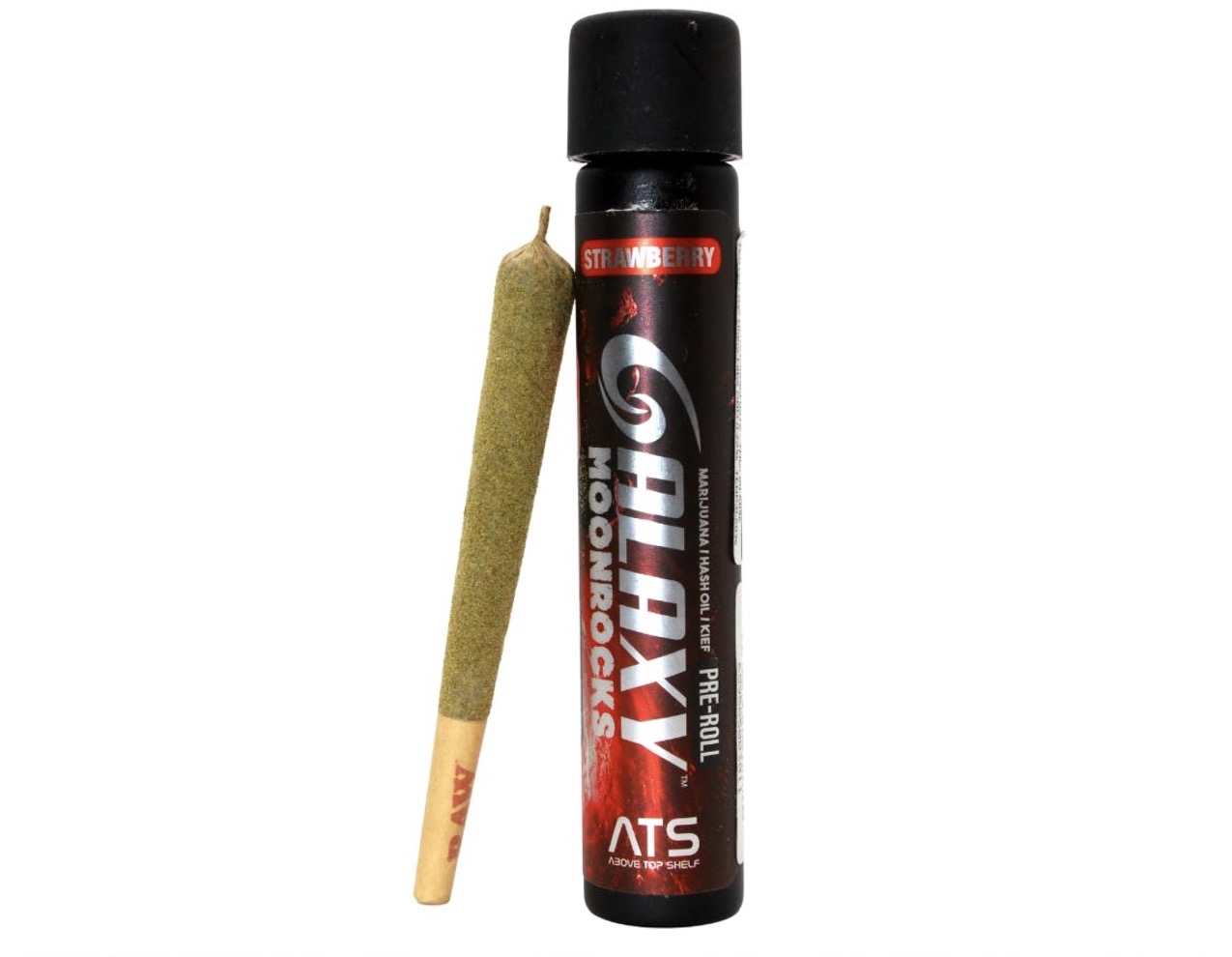 Photograph of product: GALAXY: BLACK CHERRY MOONROCK PRE-ROLL 1G