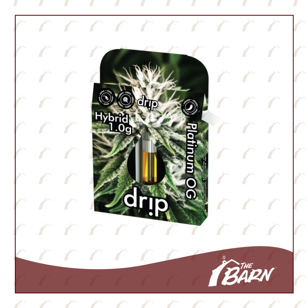 Photograph of product: Drip 1g Cart - (H) Platinum OG -  REC