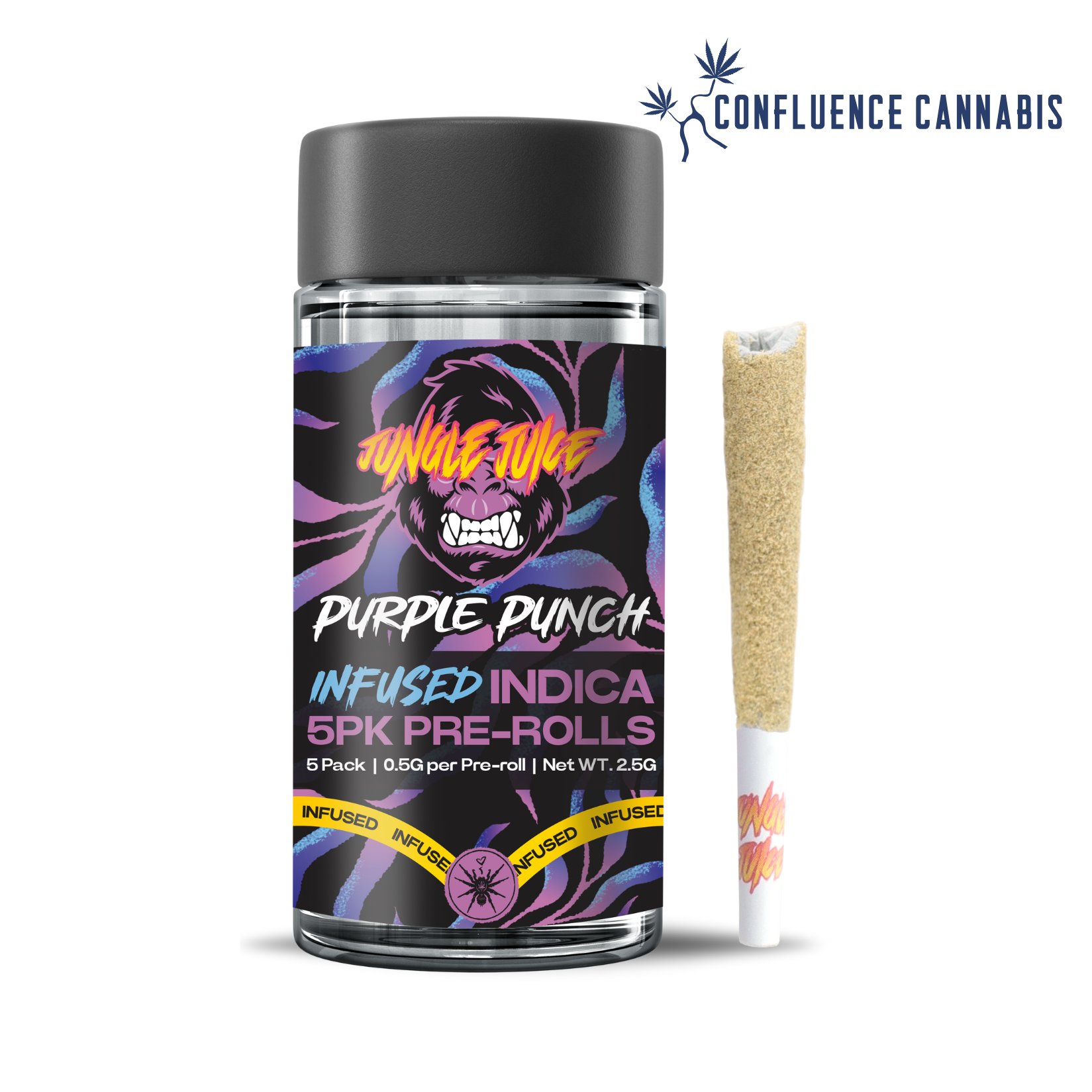 Photograph of product: Purple Punch (Infused) PREROLL 5 Pack
