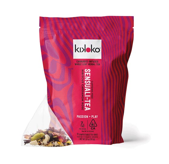 Photograph of product: Sensuali-Tea | 49mg | 7mg x 7 Infused Tea Pouches - 