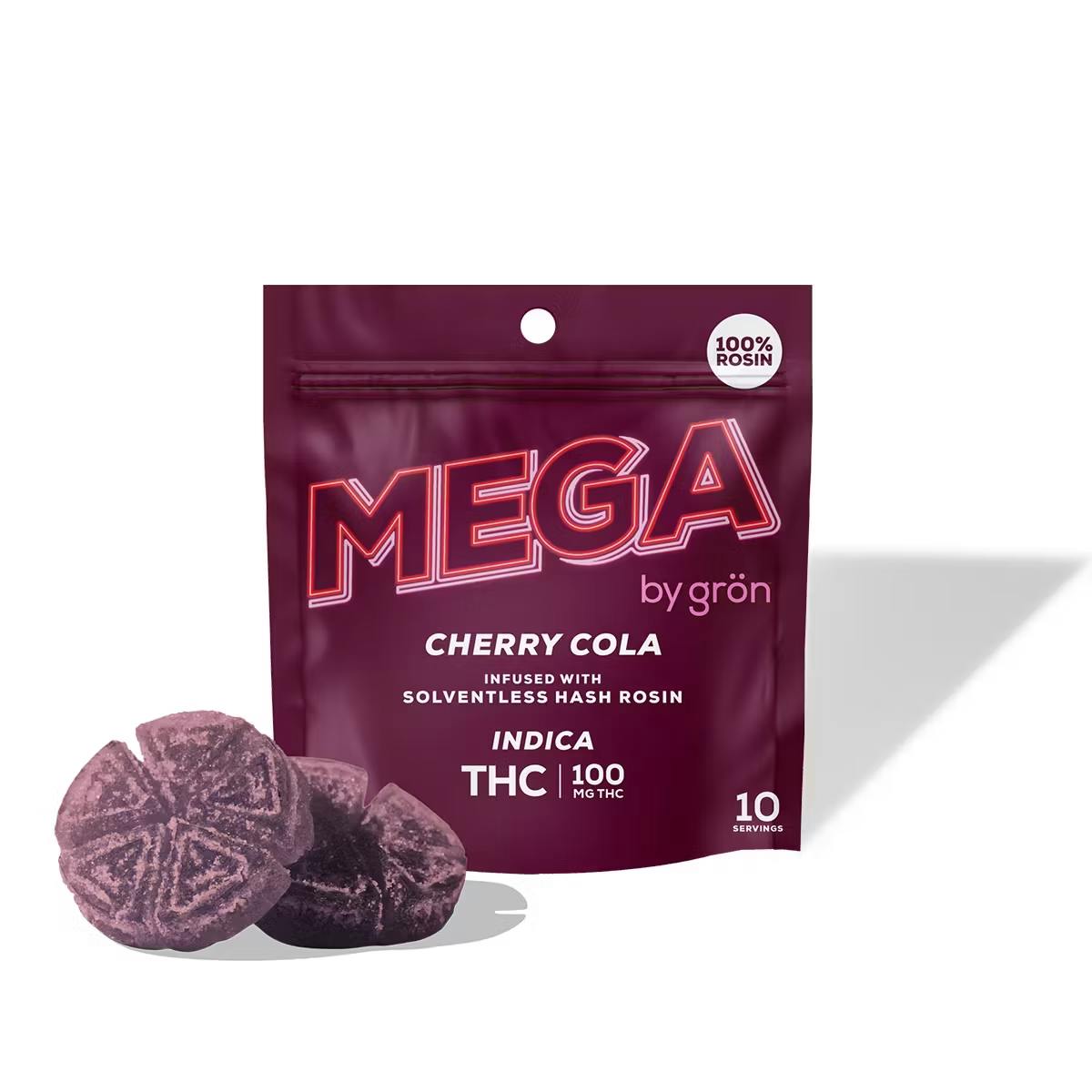 Photograph of product: Gron Cherry Cola Rosin Mega Pearls - 100mg