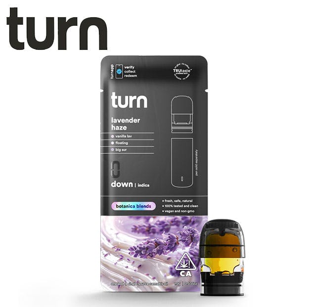 Photograph of product: Turn - Lavender Haze - Botanica Blends Pod - 1g - BB Pod