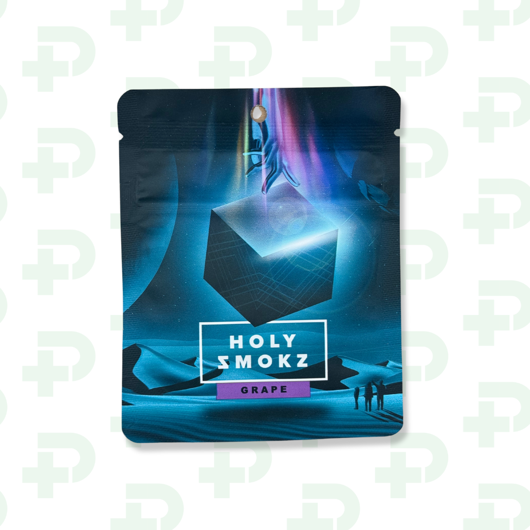 Photograph of product: Holy Smokz 200mg Gummies - Grape