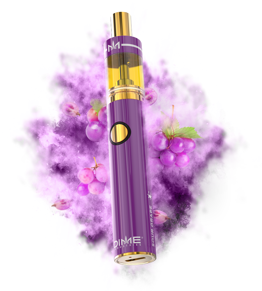 Photograph of product: Dime | Sour Grape All-In-One 2g