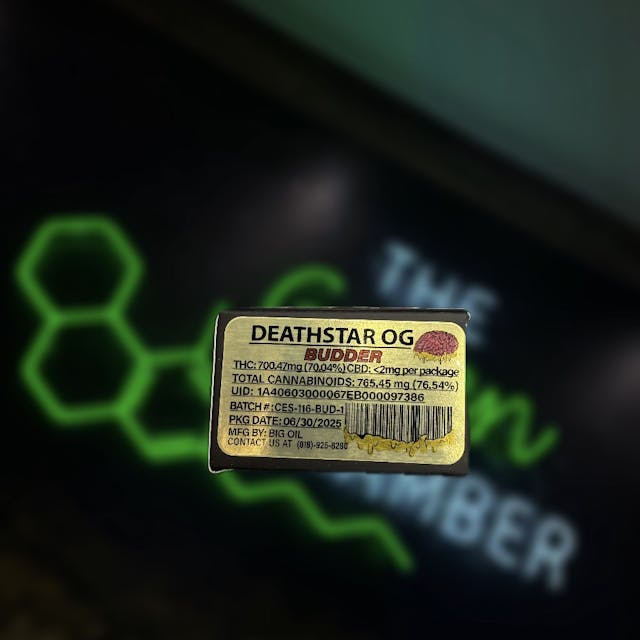 Photograph of product: Death Star OG Live Resin Budder - Concentrate