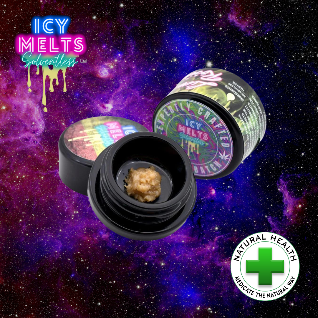 Photograph of Product: Icy Melt Solventless - Extract - Peach Junkie Live Hash Rosin