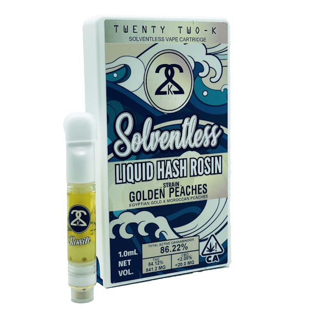 Photograph of product: Golden Peaches | 1g au chocolat Rosin Cartridge - 