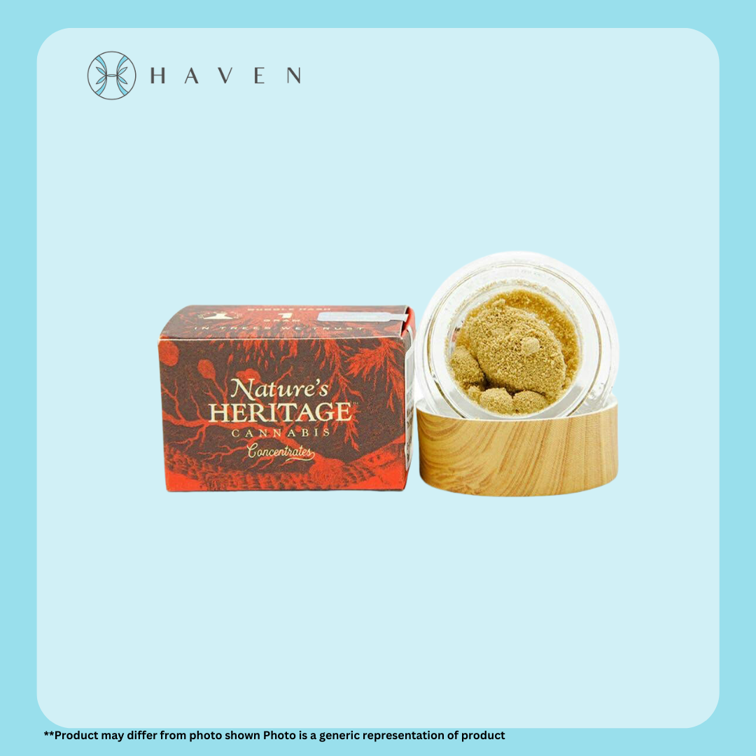 Photograph of product: 1g Sherb Cake (Live Badder) | Nature's Heritage