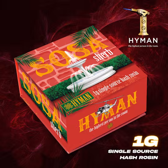 Photograph of product: Hyman Oui'd Live Rosin | Sosa Sherb