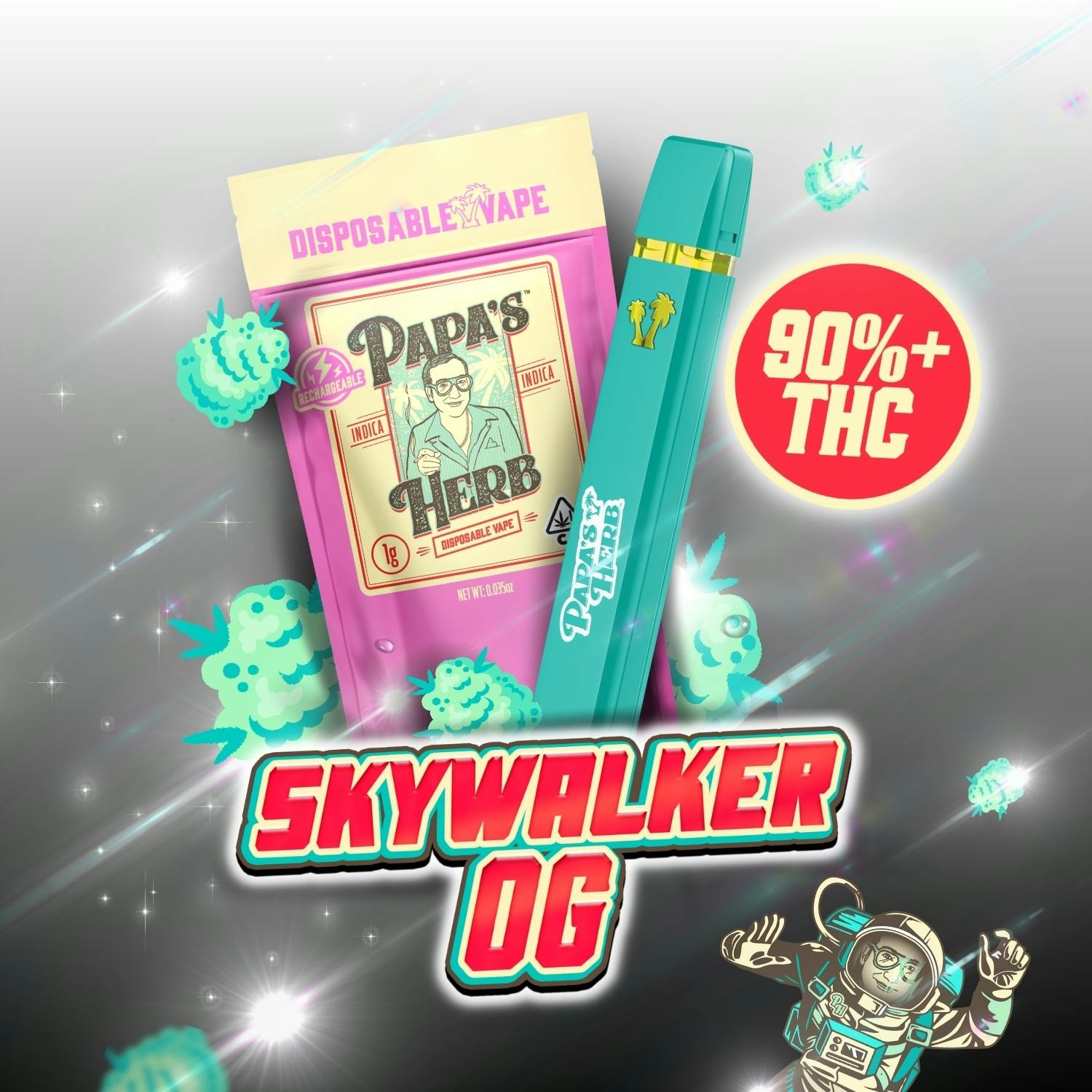 Photograph of product: Skywalker OG (1g) Disposable Vape Cartridge