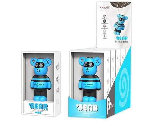 Photograph of product: SirEEL - Lookah Bear - 510 Battery - Blue