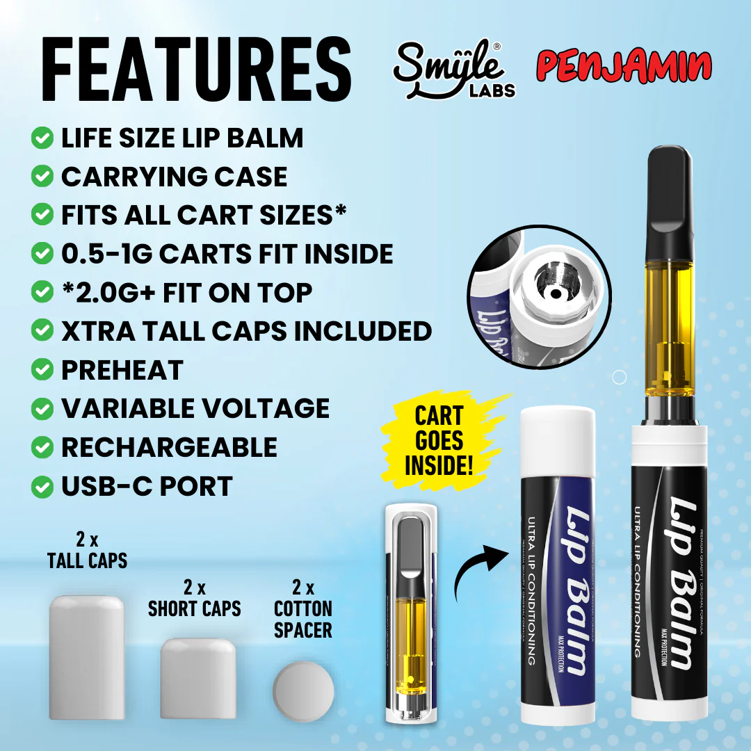 Photograph of product: SMIILE - LIP BALM 510 BATTERY